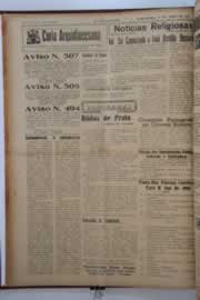Página do jornal O Nordeste de abril de 1961