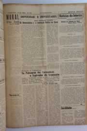 Página do jornal O Nordeste de abril de 1961