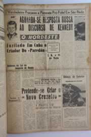 Página do jornal O Nordeste de abril de 1961