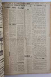 Página do jornal O Nordeste de abril de 1961