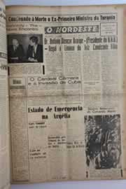 Página do jornal O Nordeste de abril de 1961