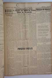 Página do jornal O Nordeste de abril de 1961