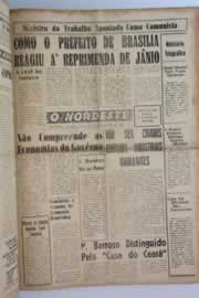 Página do jornal O Nordeste de abril de 1961