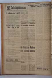 Página do jornal O Nordeste de maio de 1961
