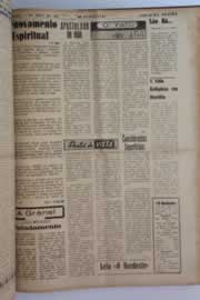 Página do jornal O Nordeste de maio de 1961
