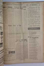 Página do jornal O Nordeste de maio de 1961