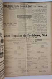 Página do jornal O Nordeste de maio de 1961