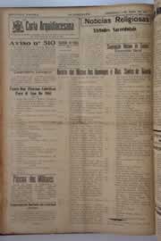 Página do jornal O Nordeste de maio de 1961