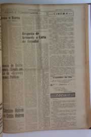 Página do jornal O Nordeste de maio de 1961