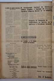 Página do jornal O Nordeste de maio de 1961