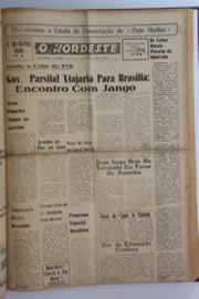 Página do jornal O Nordeste de maio de 1961