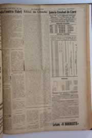 Página do jornal O Nordeste de maio de 1961