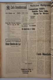 Página do jornal O Nordeste de maio de 1961