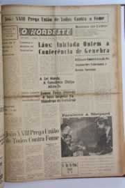 Página do jornal O Nordeste de maio de 1961