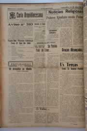 Página do jornal O Nordeste de maio de 1961