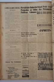 Página do jornal O Nordeste de maio de 1961
