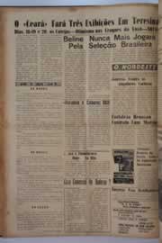 Página do jornal O Nordeste de maio de 1961