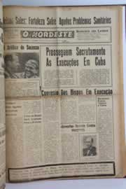 Página do jornal O Nordeste de maio de 1961