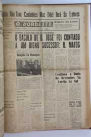 Página do jornal O Nordeste de maio de 1961