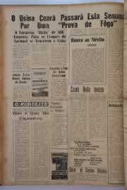 Página do jornal O Nordeste de maio de 1961