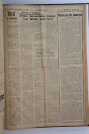 Página do jornal O Nordeste de maio de 1961