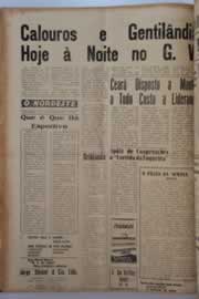 Página do jornal O Nordeste de junho de 1961