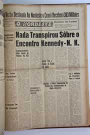 Página do jornal O Nordeste de junho de 1961