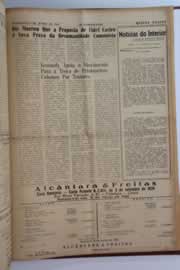 Página do jornal O Nordeste de junho de 1961