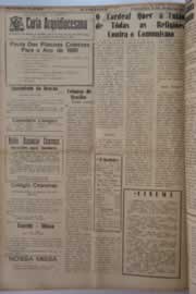 Página do jornal O Nordeste de junho de 1961