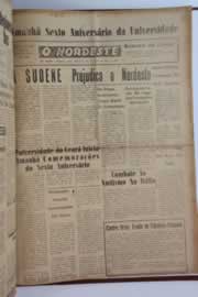 Página do jornal O Nordeste de junho de 1961