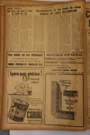 Página do jornal O Nordeste de julho de 1961