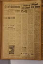 Página do jornal O Nordeste de julho de 1961