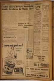 Página do jornal O Nordeste de agosto de 1961