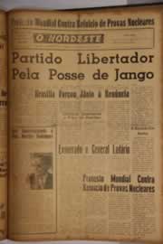 Página do jornal O Nordeste de setembro de 1961