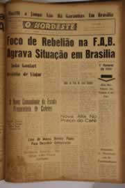 Página do jornal O Nordeste de setembro de 1961