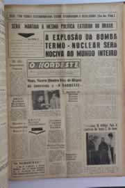 Página do jornal O Nordeste de outubro de 1961