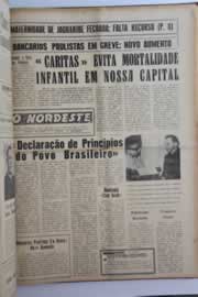 Página do jornal O Nordeste de novembro de 1961