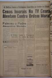 Página do jornal O Nordeste de novembro de 1961