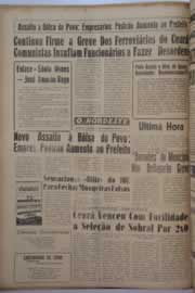 Página do jornal O Nordeste de novembro de 1961