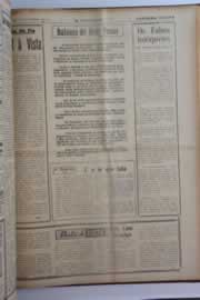 Página do jornal O Nordeste de novembro de 1961