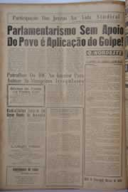 Página do jornal O Nordeste de novembro de 1961