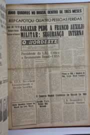 Página do jornal O Nordeste de novembro de 1961