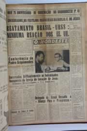 Página do jornal O Nordeste de novembro de 1961