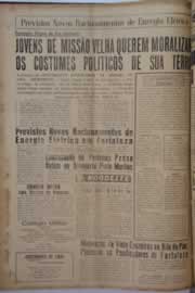 Página do jornal O Nordeste de novembro de 1961