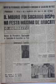 Página do jornal O Nordeste de janeiro de 1962