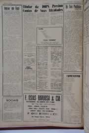 Página do jornal O Nordeste de janeiro de 1962