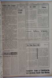 Página do jornal O Nordeste de janeiro de 1962