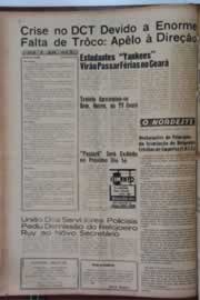 Página do jornal O Nordeste de janeiro de 1962