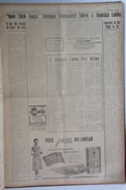 Página do jornal O Nordeste de janeiro de 1962