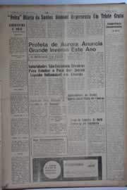Página do jornal O Nordeste de janeiro de 1962